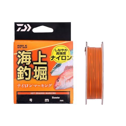 海上釣堀ナイロンマーキングホットオレンジ60m