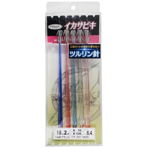 イカサビキツルリン針18cm2段